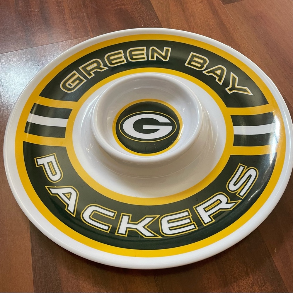 Green Bay Packers chips and dip bowl